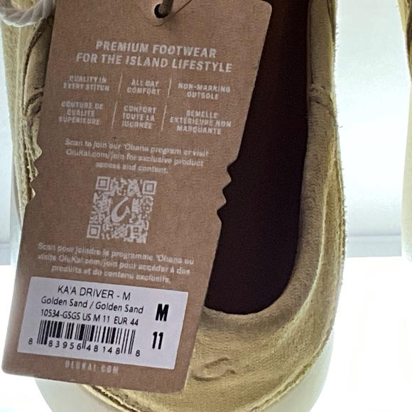 OluKai KA’A Driver Loafer Men’s US 11/Eu 44 NWT main image 5
